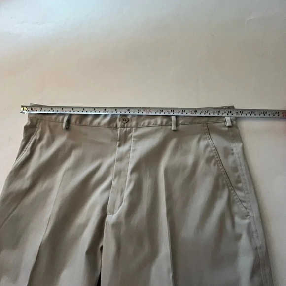 Men's  Chino Golf Trousers, Grayish Beige, size 36, 32 Length - Picture 10 of 13